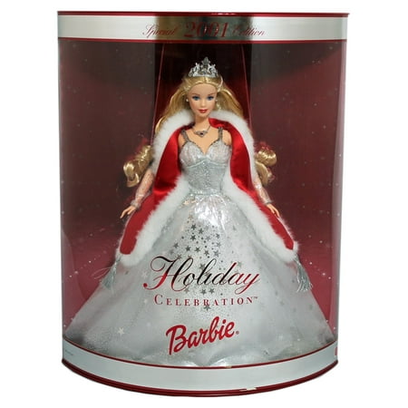 2001 Holiday Celebration Barbie, NRFB, (50304) Non-Mint Box