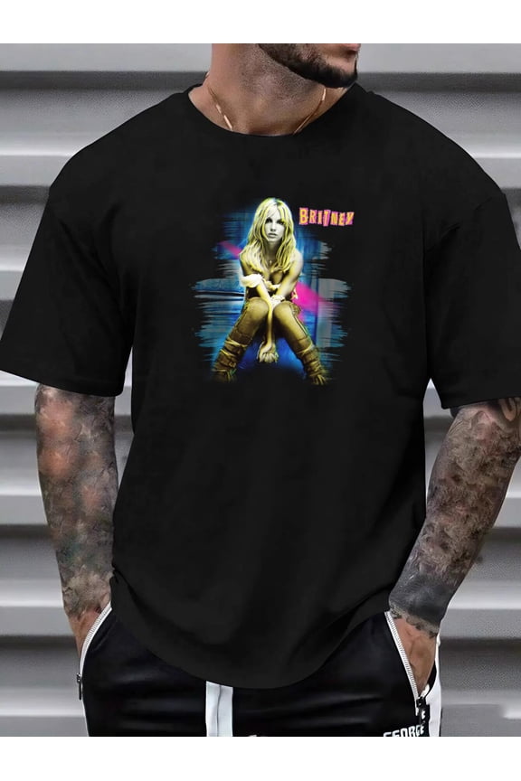 2001 Britney Spears The Britney Tour Concert Memorabilia Fan Gift T-Shirt Unisex, for men & women, up to size 5XL