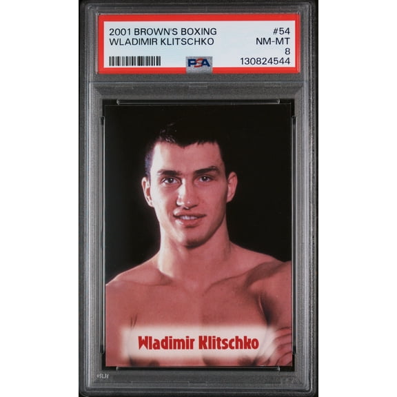 2001 Brown's Boxing Wladimir Klitschko #54 PSA 8