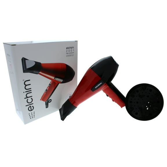 2001 Classic Hair Dryer - Red/Black by Elchim for Women - 1 Pc Hair Dryer