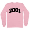 thumbnail image 1 of 2001 College Style Long Sleeve Shirt Unisex X-Large Pink, 1 of 5