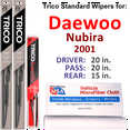 thumbnail image 1 of 2001 Daewoo Nubira Wiper Blades (Set of 3) w/Rear Wiper, 1 of 3