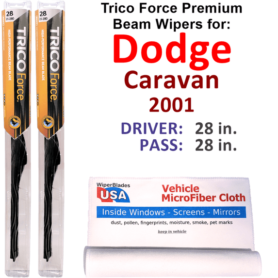 2001 Dodge Caravan Performance Beam Wipers (Set of 2)
