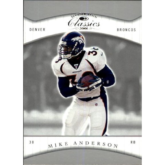 2001 Donruss Classics #27 Mike Anderson NFL Football Trading Card