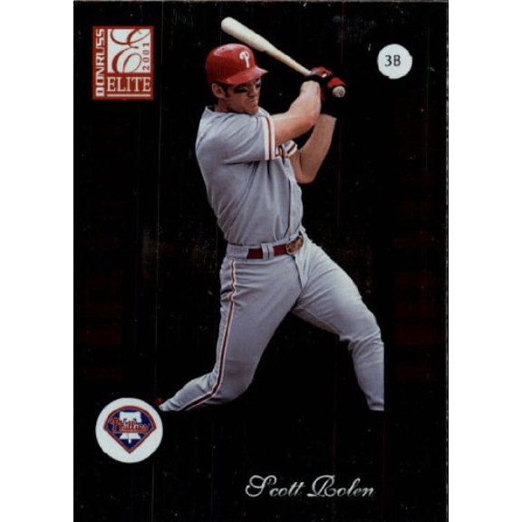2001 Donruss Elite #50 Scott Rolen MLB Baseball Trading Card