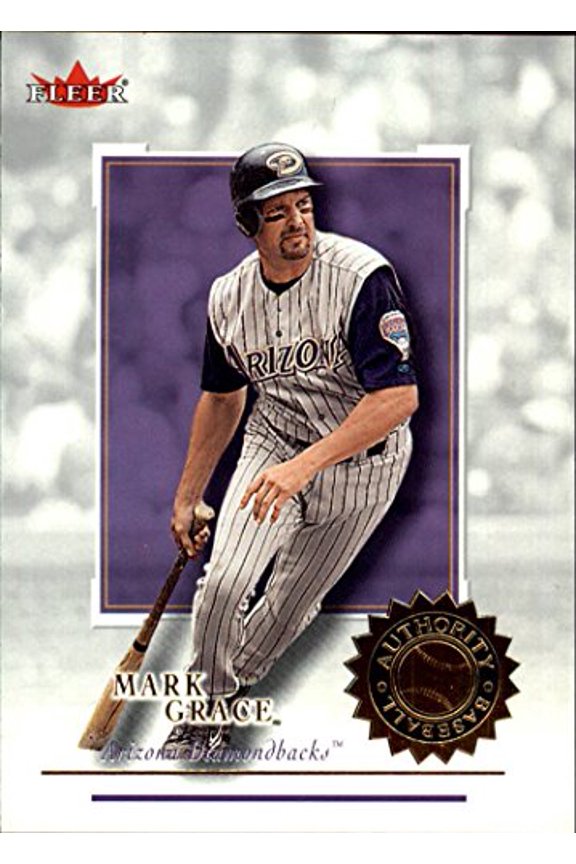 2001 Fleer Authority #1 Mark Grace MLB Baseball Trading Card