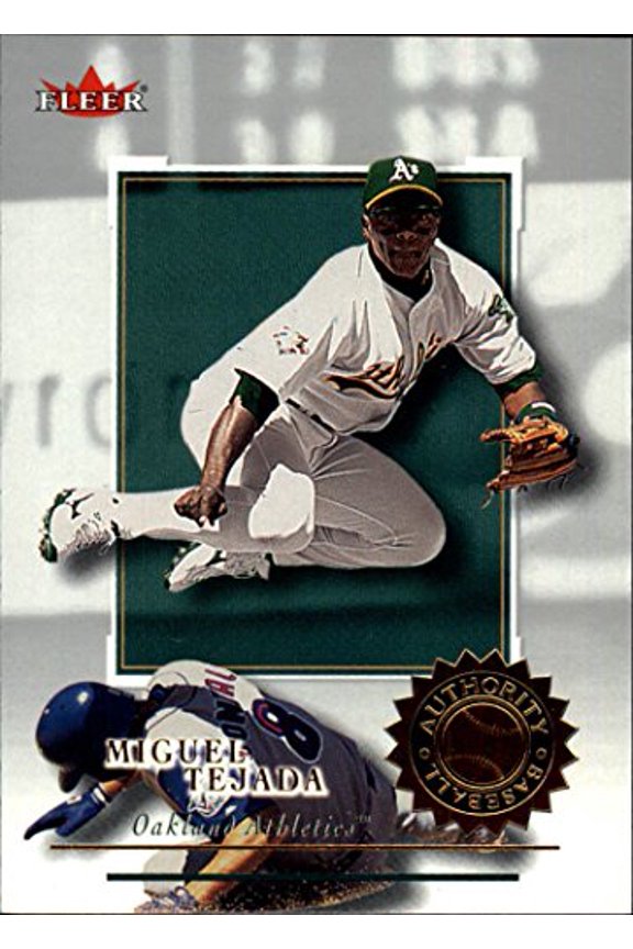 2001 Fleer Authority #29 Miguel Tejada MLB Baseball Trading Card