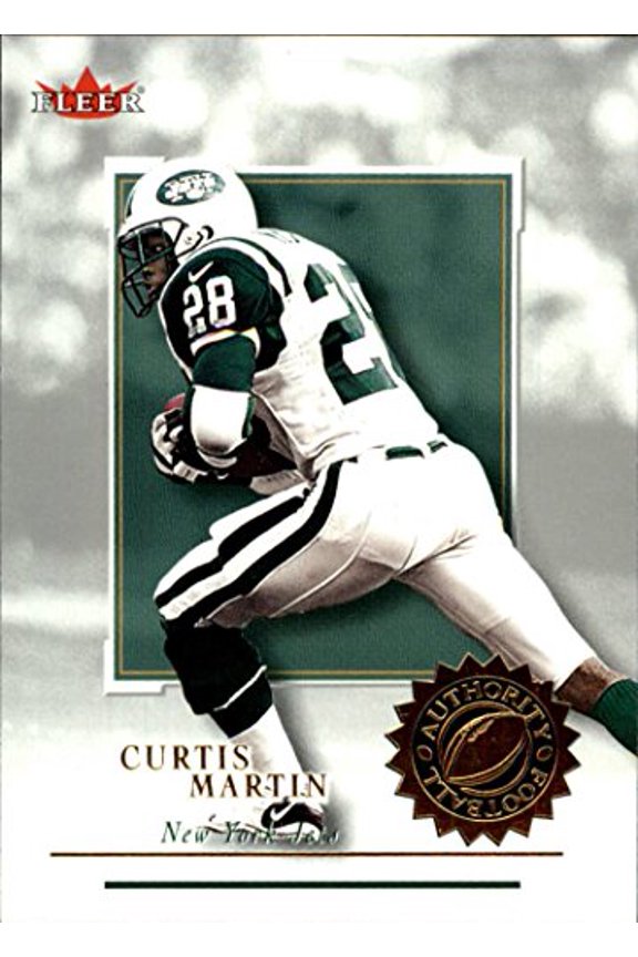 2001 Fleer Authority #4 Curtis Martin NFL Football Trading Card