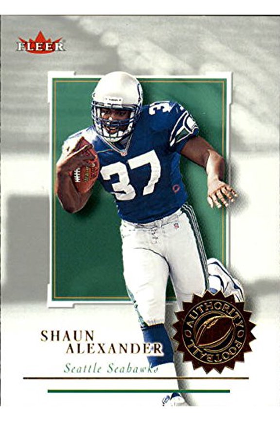 2001 Fleer Authority #48 Shaun Alexander NFL Football Trading Card