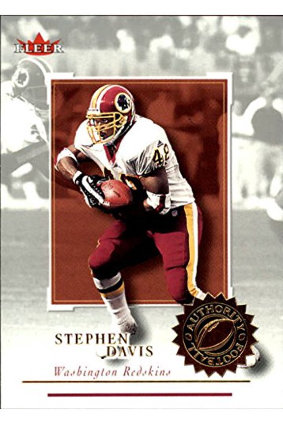 2001 Fleer Authority #54 Stephen Davis NFL Football Trading Card