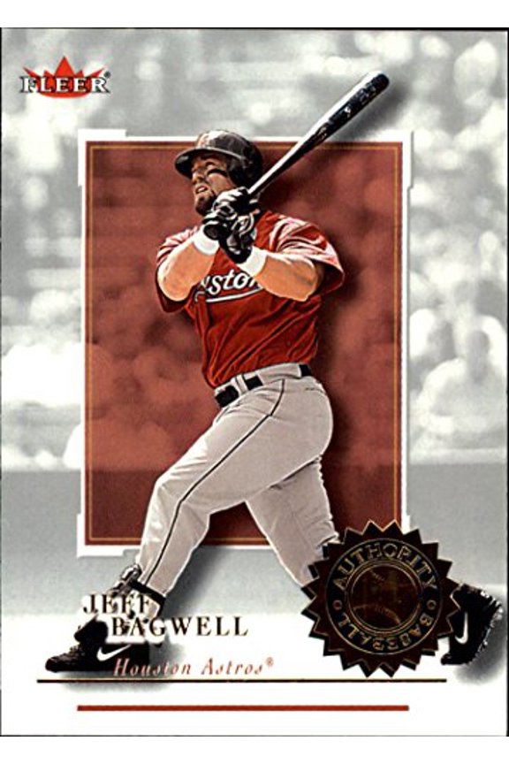 2001 Fleer Authority #7 Jeff Bagwell MLB Baseball Trading Card