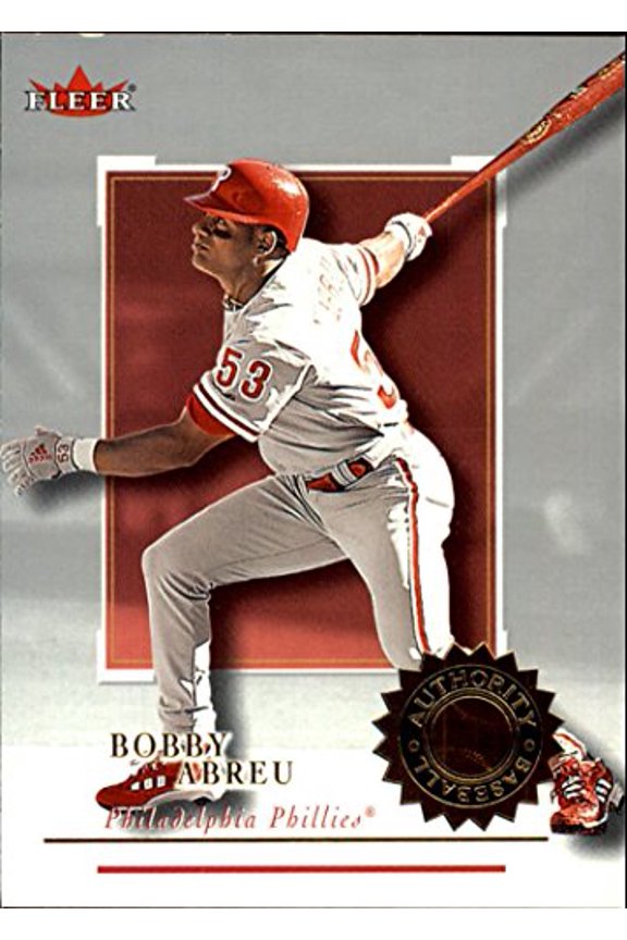 2001 Fleer Authority #76 Bobby Abreu MLB Baseball Trading Card