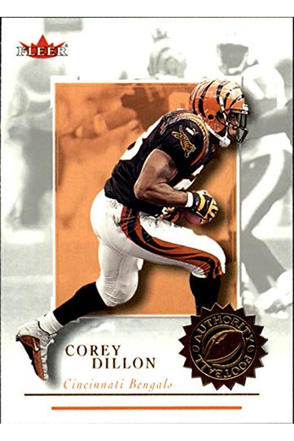 2001 Fleer Authority #80 Corey Dillon NFL Football Trading Card