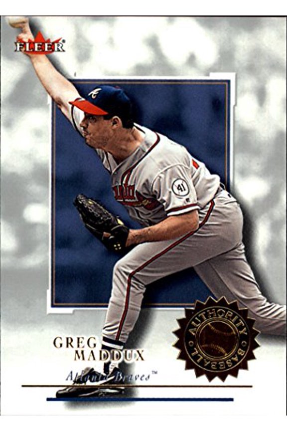2001 Fleer Authority #89 Greg Maddux MLB Baseball Trading Card