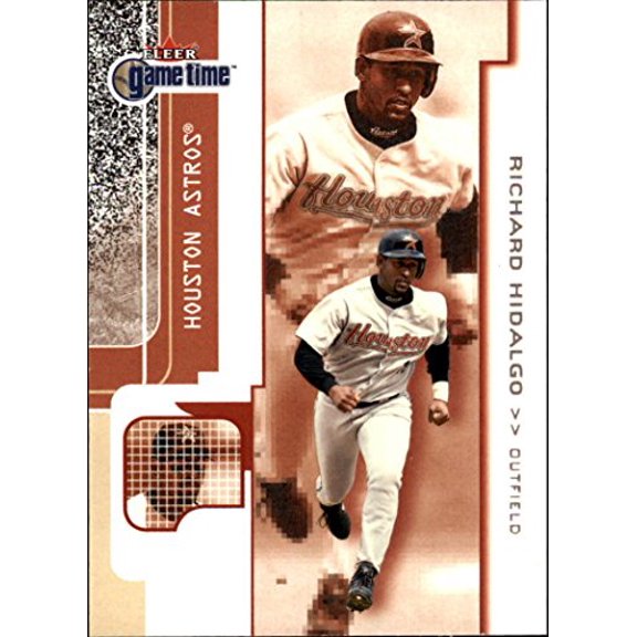 2001 Fleer Game Time #18 Richard Hidalgo MLB Baseball Trading Card