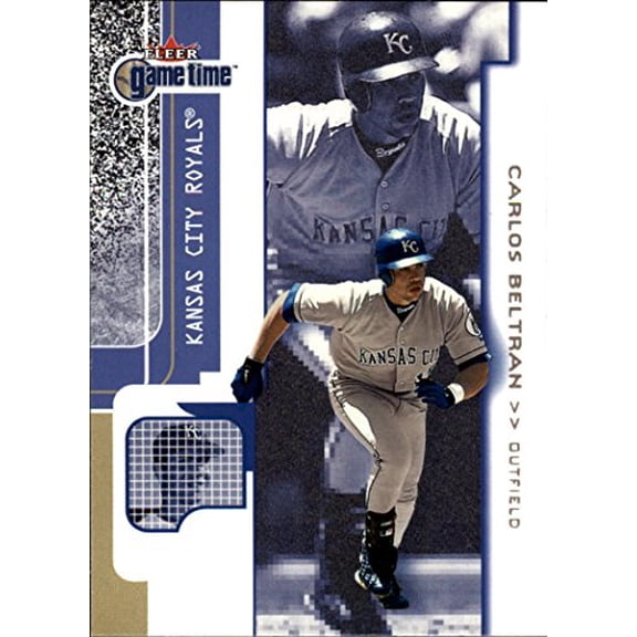 2001 Fleer Game Time #36 Carlos Beltran MLB Baseball Trading Card
