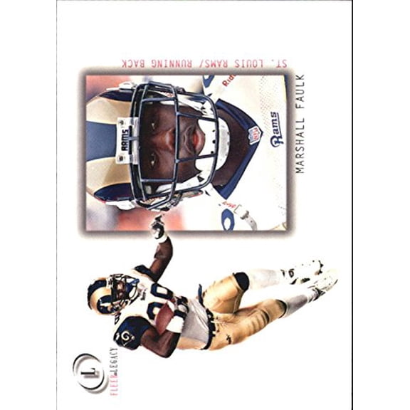 2001 Fleer Legacy #34 Marshall Faulk NFL Football Trading Card