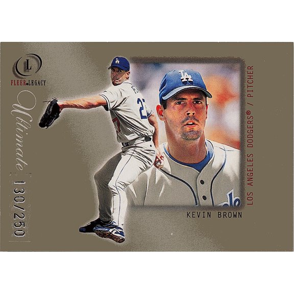 2001 Fleer Legacy Ultimate Kevin Brown Los Angeles Dodgers #32 SN Baseball Card