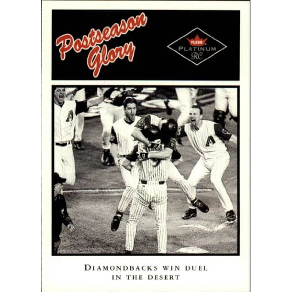 2001 Fleer Platinum #500 Arizona Diamondbacks PG MLB Baseball Trading Card