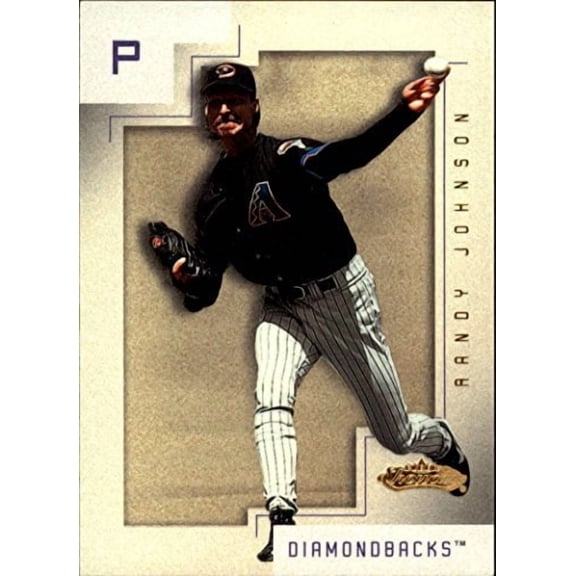 2001 Fleer Showcase #98 Randy Johnson MLB Baseball Trading Card