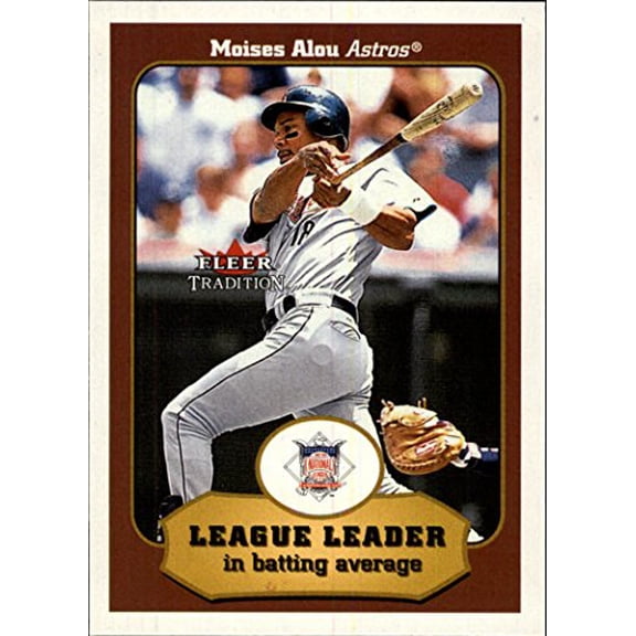 2001 Fleer Tradition #382 Moises Alou LL MLB Baseball Trading Card