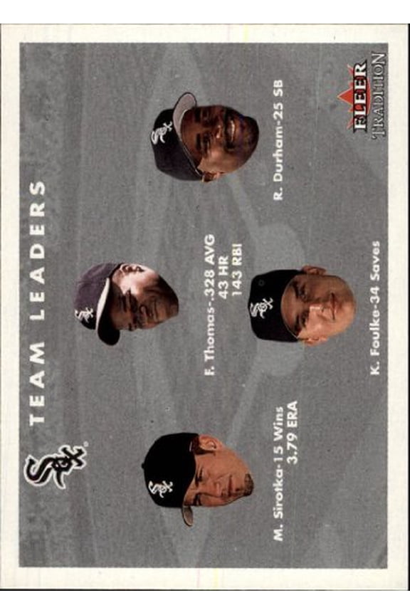 2001 Fleer Tradition #442 Chicago White Sox CL MLB Baseball Trading Card
