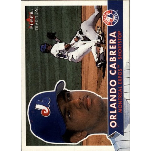 2001 Fleer Tradition #66 Orlando Cabrera MLB Baseball Trading Card