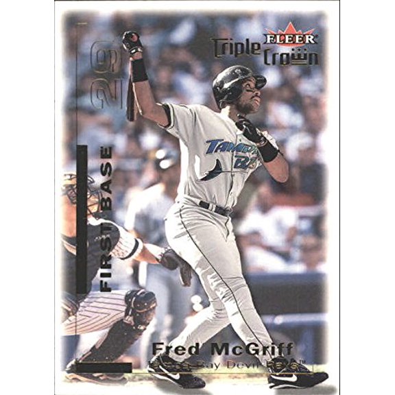2001 Fleer Triple Crown #173 Fred McGriff MLB Baseball Trading Card