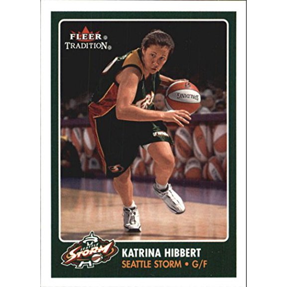2001 Fleer WNBA #155 Katrina Hibbert WNBA Basketball Trading Card