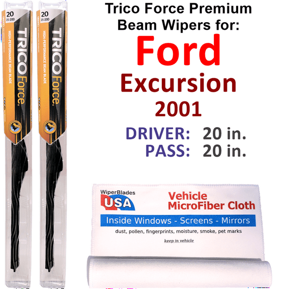 2001 Ford Excursion Performance Beam Wipers (Set of 2)
