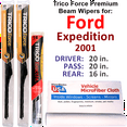 thumbnail image 1 of 2001 Ford Expedition Performance Beam Wipers (Set of 3) w/Rear Wiper, 1 of 3