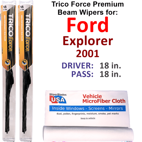 2001 Ford Explorer Performance Beam Wipers (Set of 2)