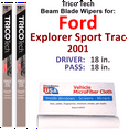 thumbnail image 1 of 2001 Ford Explorer Sport Trac Beam Blade Wipers (Set of 2), 1 of 3