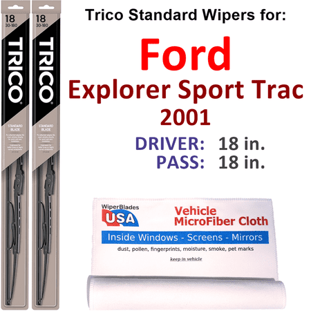 2001 Ford Explorer Sport Trac Wiper Blades (Set of 2)