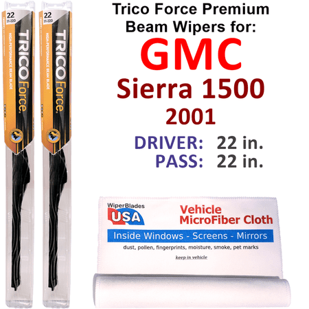 2001 GMC Sierra 1500 Performance Beam Wipers (Set of 2)