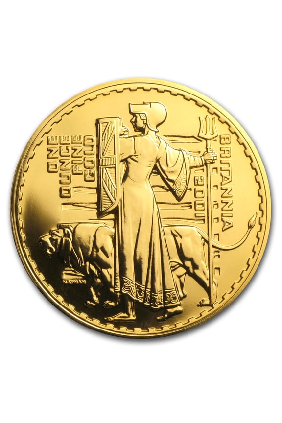 2001 Great Britain 1 oz Gold Britannia BU