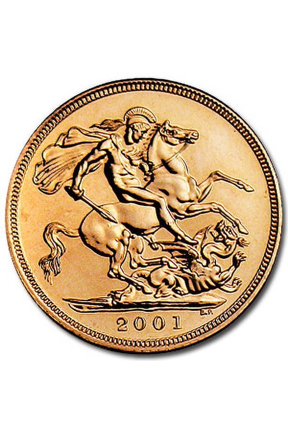 2001 Great Britain Gold Sovereign BU