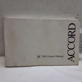 Pre-Owned 2001 Honda Accord Coupe Owners Manual