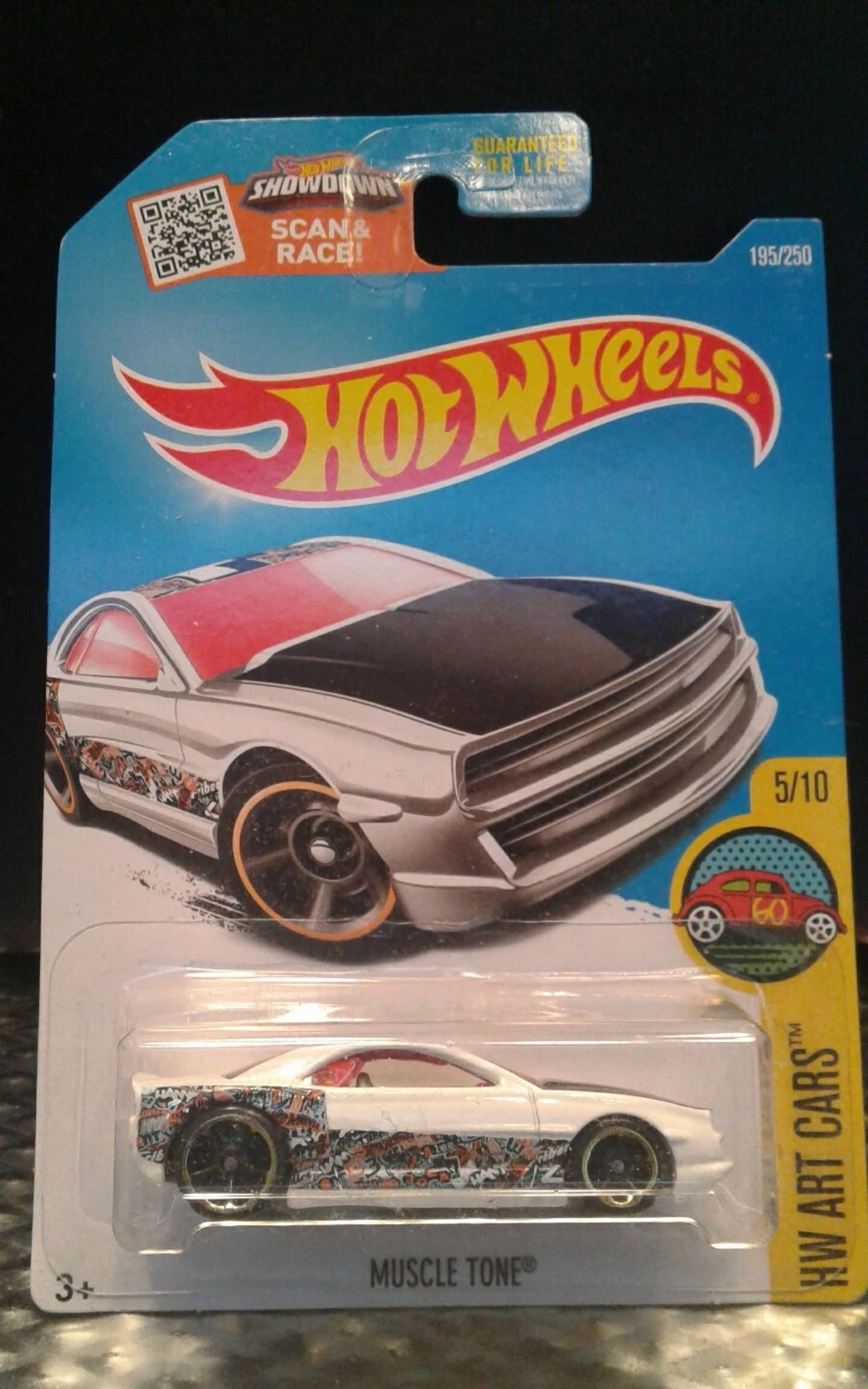 HOT WHEELS VHTF 2016 WALMART MASTER CASE SERIES MUSCLE TONE ART CARS