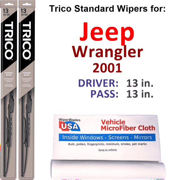 2001 Jeep Wrangler Wiper Blades (Set of 2)