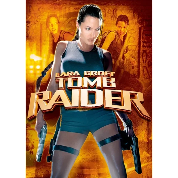 2001 Lara Croft Tomb Raider Movie Poster Angelina Jolie Daniel Craig UNFRAMED PAPER POSTER