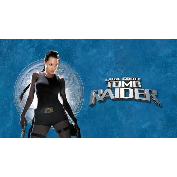 2001 Lara Croft Tomb Raider Movie Poster Angelina Jolie Daniel Craig UNFRAMED PAPER POSTER