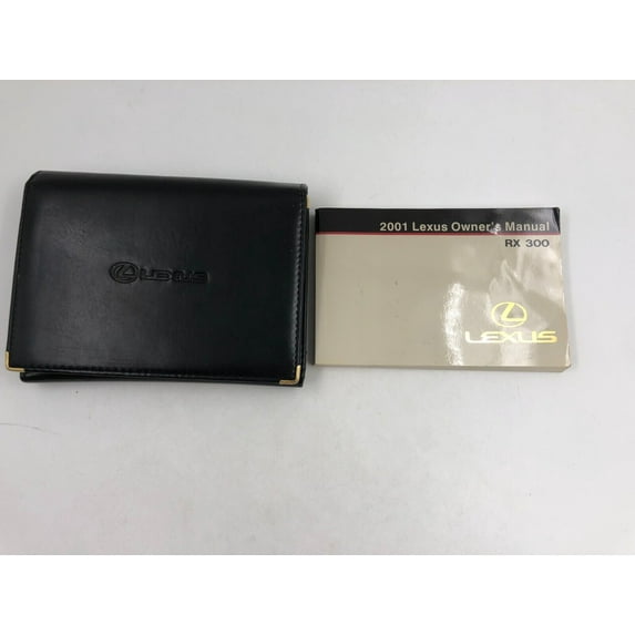 2001 Lexus RX300 RX 300 Owners Manual Handbook Set with Case OEM C04B35023