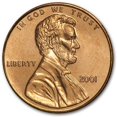 thumbnail image 1 of 2001 Lincoln Cent BU (Red), 1 of 2