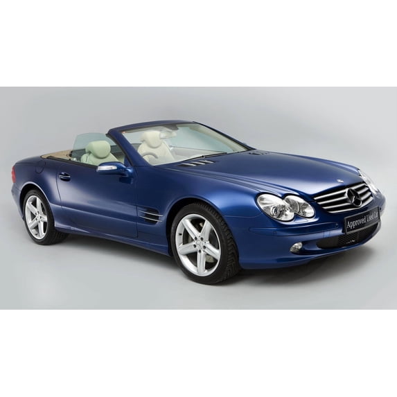 2001 Mercedes-Benz SL-Class UK - 24x36 Inch Laminated Poster - Stunning Detail and Bold Colors