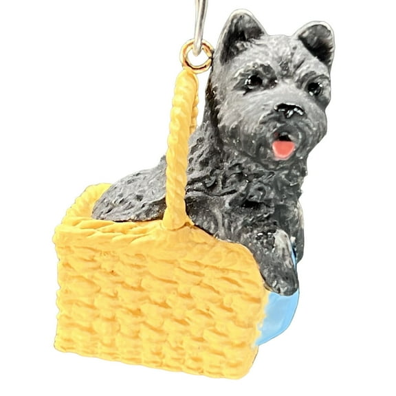 2001 Miniature Toto (The Wizard of Oz) Hallmark Keepsake Christmas Tree Ornament - QXM5285