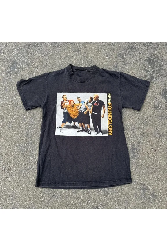 2001 New Found Glory Summer Tour Concert Black FUll Size Tee Shirt OM767
