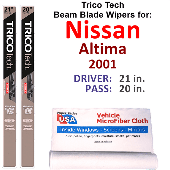 2001 Nissan Altima Beam Blade Wipers (Set of 2)