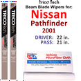 thumbnail image 1 of 2001 Nissan Pathfinder Beam Blade Wipers (Set of 2), 1 of 3