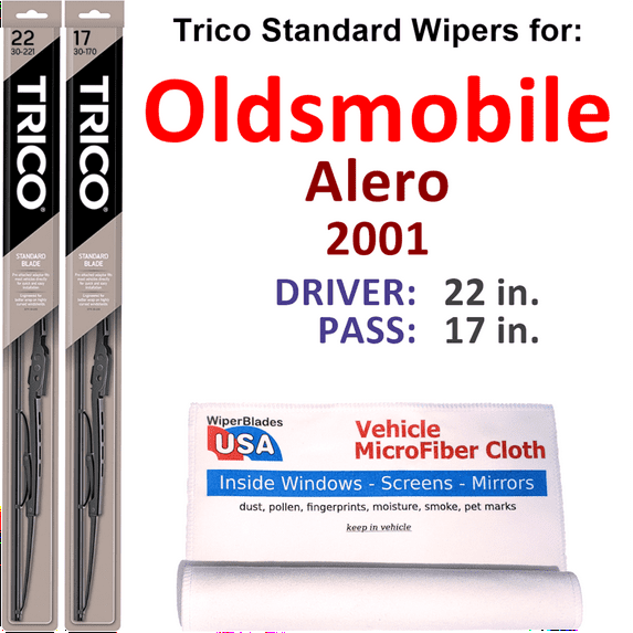 2001 Oldsmobile Alero Wiper Blades (Set of 2)